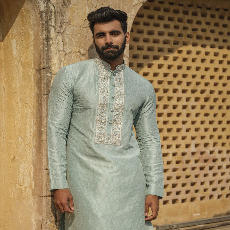 Zardosi and Embroidery Dui Sui Panjabi
