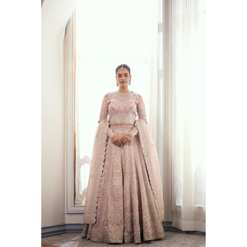 Gulnaar Blush Bridal Lehenga