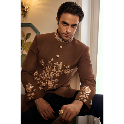 Shahmeer Mocha Prince Coat