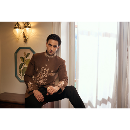 Shahmeer Mocha Prince Coat