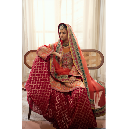 Zareen Coral Bridal Ensemble