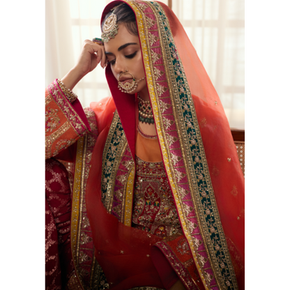 Zareen Coral Bridal Ensemble