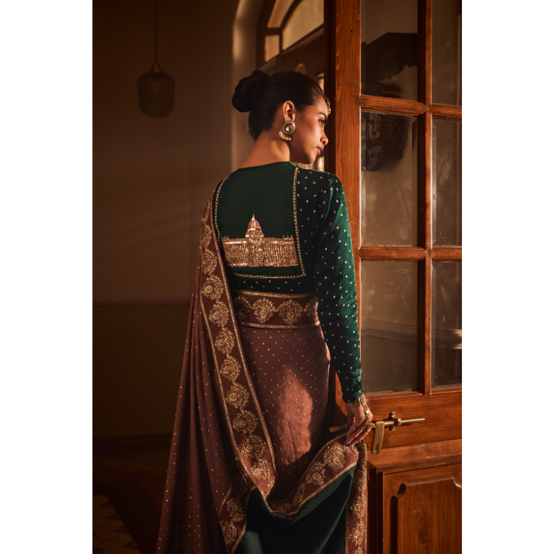 Mahveen Rose & Midnight Saree