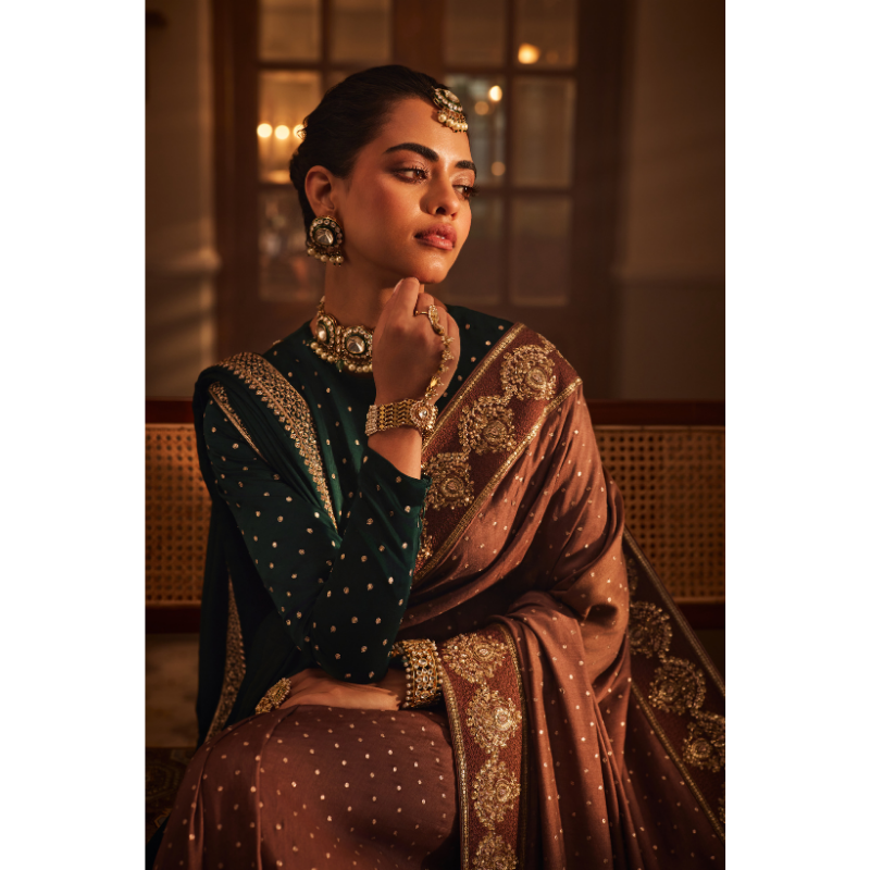 Mahveen Rose & Midnight Saree