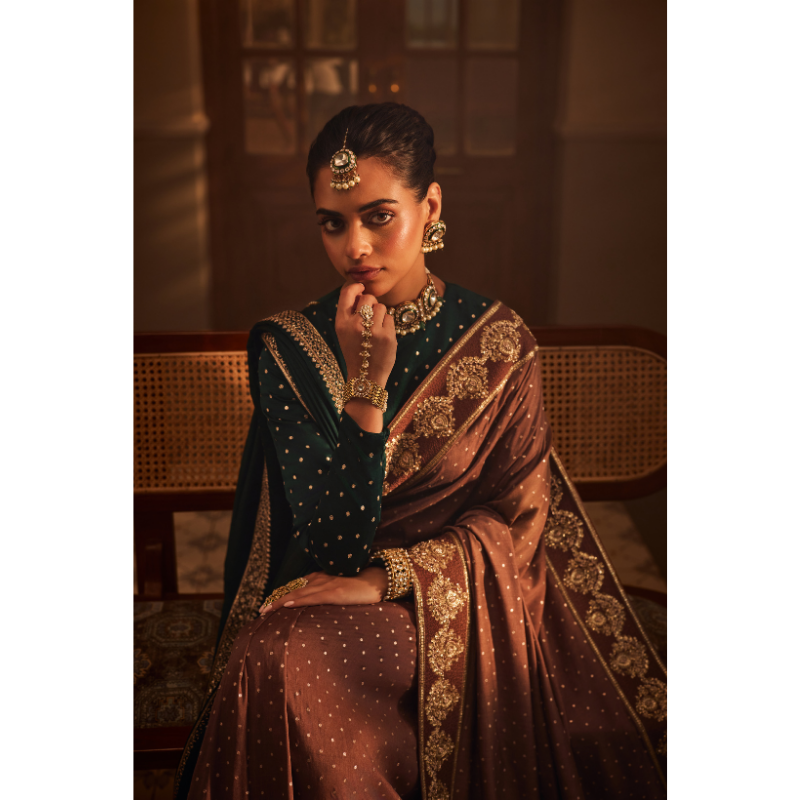 Mahveen Rose & Midnight Saree