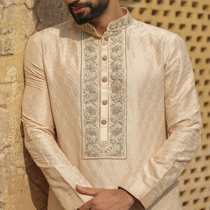 Zardosi and Embroidery Dui Sui Panjabi