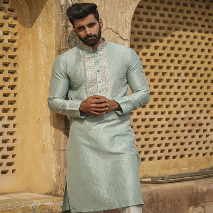 Zardosi and Embroidery Dui Sui Panjabi