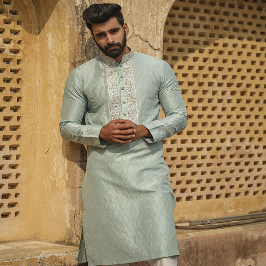 Zardosi and Embroidery Dui Sui Panjabi