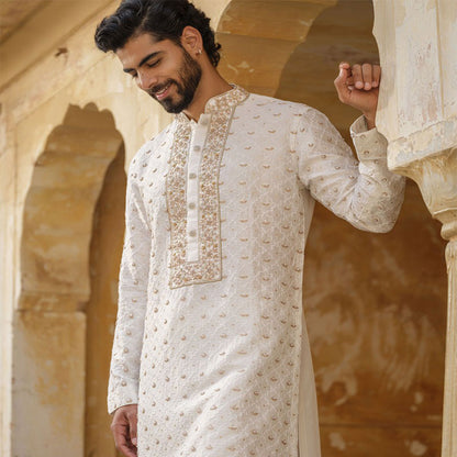 Zardosi and Embroidery Dui Sui Panjabi