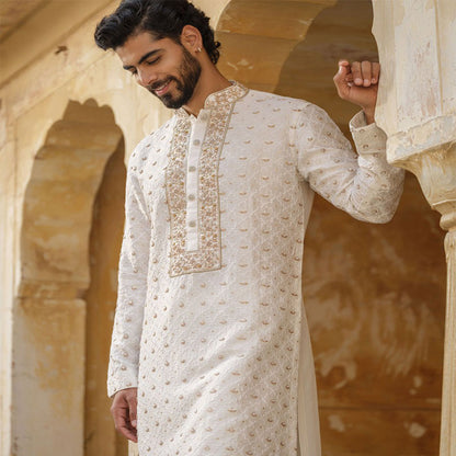 Zardosi and Embroidery Dui Sui Panjabi